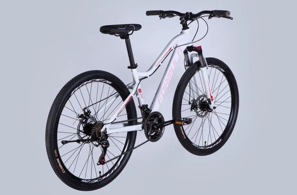 Велосипед AL 26" Formula ALPINA DD FR рама-15" белый с розовым 2026