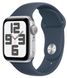 Смарт годинник Apple Watch SE 44mm Silver Alum Case with Storm Blue Sp/b - S/M фото 1
