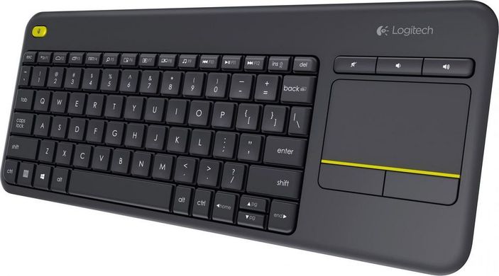 Клавіатура LogITech K400 Plus WL Black
