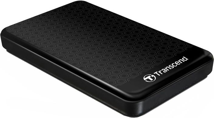 Зовнішній жорсткий диск Transcend 1TB TS1TSJ25A3K USB 3.0 Storejet 2.5" Чорний