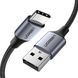кабель Ugreen US288 USB - Type-C Cable Aluminum Braid 2м (чорний) фото 1