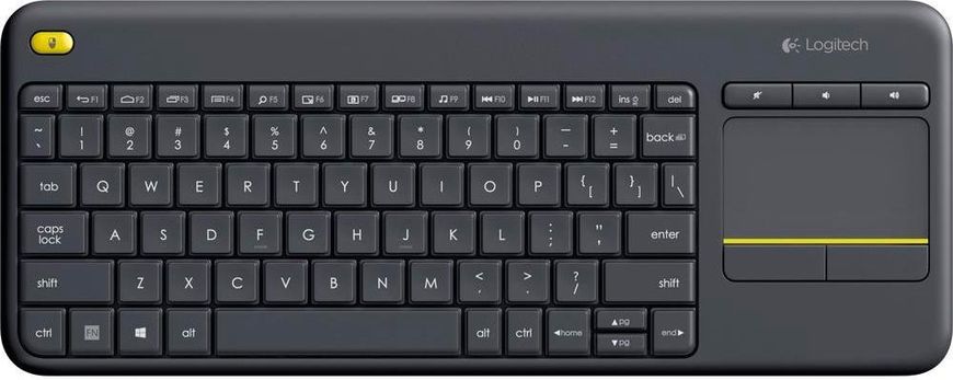 Клавиатура LogITech K400 Plus WL Black