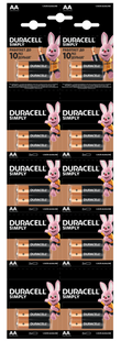 Батарейка Duracell LR06 MN1500 уп. 1х2 шт. відривна (плакат 2х10)