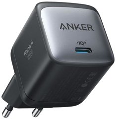 Мережевий зарядний пристрій Anker PowerPort 713 Nano II - 45W USB-C GaN (Black)