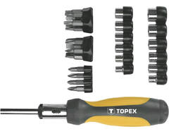 Насадки та змінні головки з тримачем Topex набір 29 шт. (39D356)