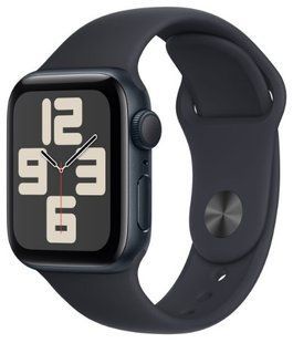 Смарт часы Apple Watch SE 40mm Midnight Alum Case with Midnight Sp/b - M/L