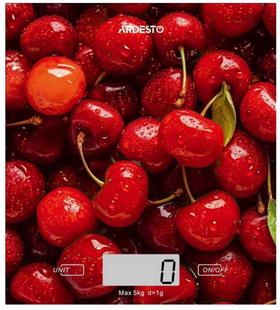 Весы кухонные Ardesto SCK-893CHERRY