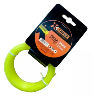 Ліска до мотокоси X-TREME 2,0 мм x 15 м Star (зірка)