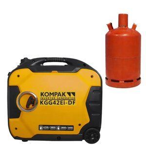 Генератор інверторний газ/бензин KOMPAK KGG42Ei-DF 3,8/4,2 кВт