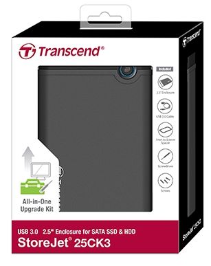 Аксесуари Transcend Case StoreJet TS0GSJ25CK3 2.5" HDD/SSD