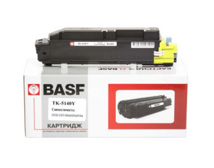 Картридж для Kyocera Mita Ecosys P6130cdn BASF TK-5140 Yellow BASF-KT-TK5140Y