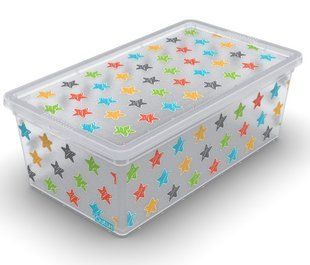 Контейнер Qutu Light Box Colored Stars, 5л