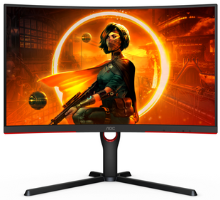 Монитор TFT Aoc 27" C27G3U/BK VA Curved 1ms 165Hz DP HDMI USB Pivot MM