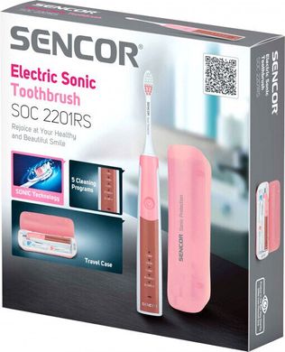 Зубна електрощітка Sencor SOC 2201 RS
