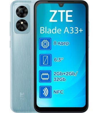 Смартфон Zte Blade A33 + 2/32GB Blue