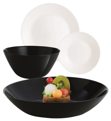 Сервіз Luminarc Lillie Black&White, 19 предметів