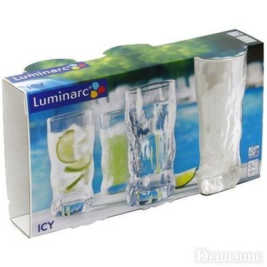 Склянка Luminarc АЙСИ /НАБІР/ 3X400 мл высок. (G2764/1)