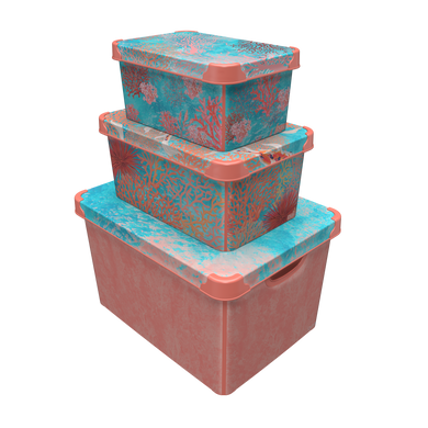 Контейнер Qutu Style Box Coral, 20 л
