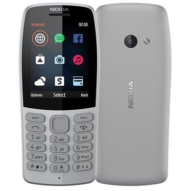 Мобільний телефон Nokia 210 Dual SIM (grey) TA-1139