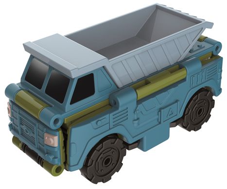 Іграшка TransRAcers машинка 2-в-1 Військова вантажівка & Самоскид