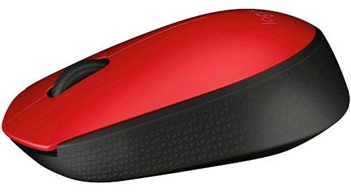 Миша LogITech Wireless Mouse M171 червоний
