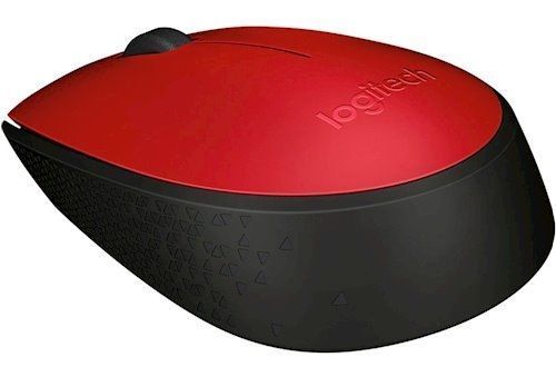 Миша LogITech Wireless Mouse M171 червоний