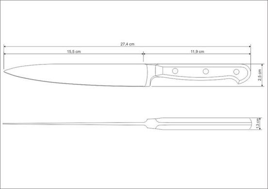 Нож поварской Tramontina CENTURY, 152 мм
