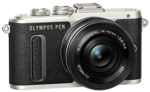 Цифрова камера Olympus E-PL8 DZK 14-42 mm Pancake + 40-150 mm чорний/чорний