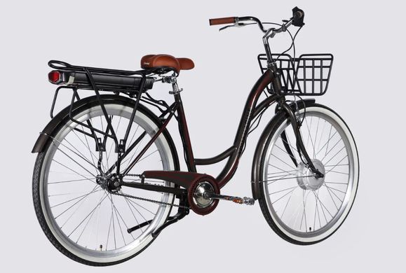 Велосипед з електроприводом 28" ST Dorozhnik eAQUAMARINE BH рама-19" 36B 13А*г 500Вт сірий YS 7810 з кошиком 2026