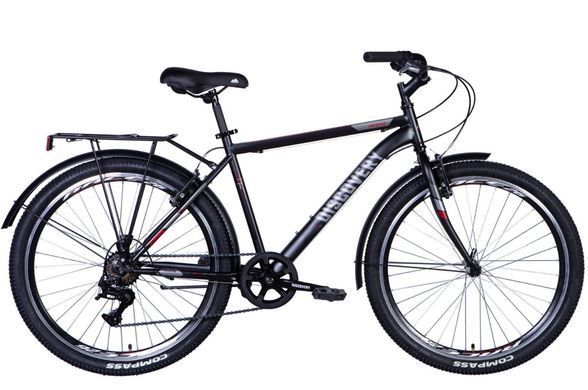Велосипед ST 26" Discovery PRESTIGE MAN Vbr з багажником задн St з крилом St 2024 (черний (м))