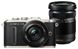 Цифрова камера Olympus E-PL8 DZK 14-42 mm Pancake + 40-150 mm чорний/чорний фото 7