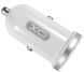 Автомобільний зарядний пристрій XO TZ08 2 USB 2.1A + lightning cable White фото 3