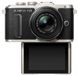 Цифрова камера Olympus E-PL8 DZK 14-42 mm Pancake + 40-150 mm чорний/чорний фото 4