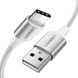 кабель Ugreen US288 USB -Type-C Cable Aluminum Braid 1м (білий) фото 1