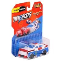 Іграшка TransRAcers машинка 2-в-1 Поліцейська машина & спорткар