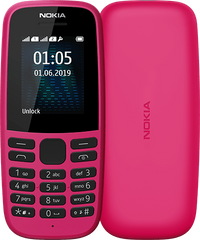 Мобільний телефон Nokia 105 TA-1174 Dual Sim 2019 Pink