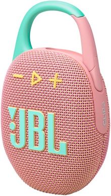 Портативная акустика JBL Clip 5 Розовый (JBLCLIP5PINK)