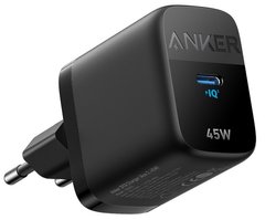 Сетевое зарядное устройство Anker PowerPort 313 - 45W PD + PPS USB-C Black