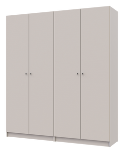 Комплект шаф для одягу з полицями Doros Промо (2 шт.) 180х48х204 см Кашемір (DRS-011466)