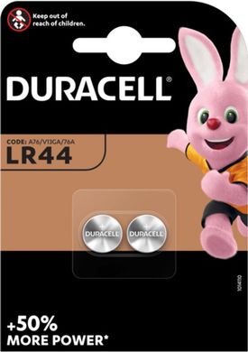 Батарейка Duracell LR44 уп. 2х5 шт.