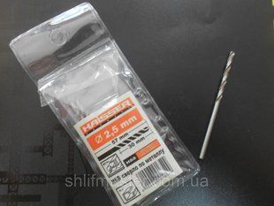 Сверло по металлу 2.5х30х57 Haisser