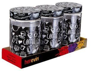 Набір банок Herevin Coffee 3х0.66 л (144367-400)