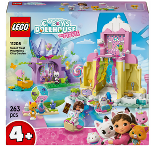 Конструктор LEGO Gabby's Dollhouse Гора сладостей и сад Китти
