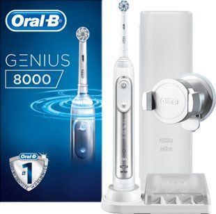 Зубна електрощітка Braun Genius 8000 Silver
