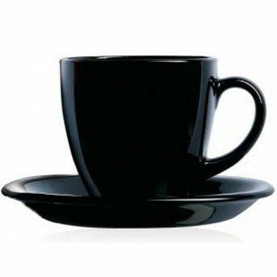 Сервиз Luminarc CARINE BLACK /6х220 мл д/чая (P4672)