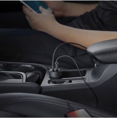 Автомобільний зарядний пристрій Anker PowerDrive+ III Duo - 30W 2xPD+18W Power IQ (Чорний)
