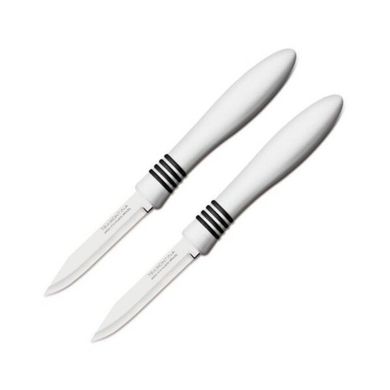 Ніж Tramontina COR & COR X2 ножів 76 мм для овочів з білою ручкою (23461/283)