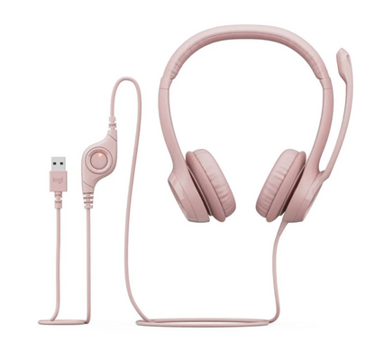 Гарнітура LOGITECH USB H390 Rose (981-001281)