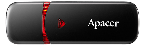 Флеш-накопитель ApAcer AH333 16GB (AP16GAH333B-1) Black