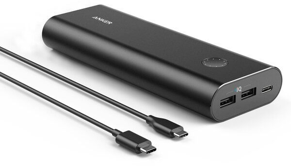 Портативное зарядное устройство Anker PowerCore+ 20100 USB-C V3 Black (A1371H12)